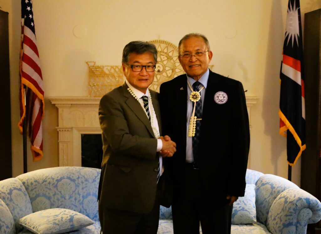 Special Presidential Envoy Joseph Yun- Courtesy Visit to the Republic of the Marshall Islands Embassy.