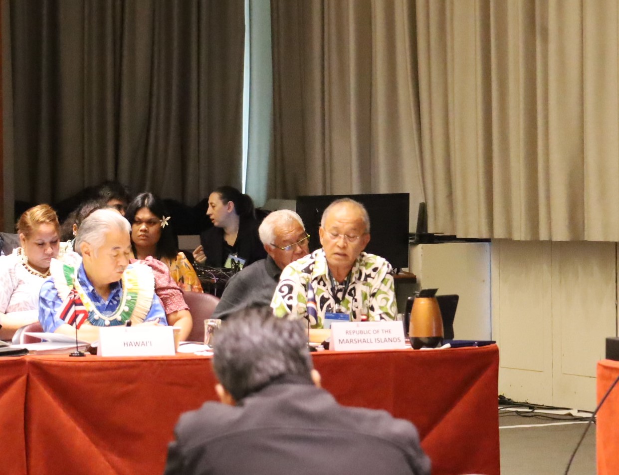 President Kabua Addresses the Pacific Island Conference of Leaders