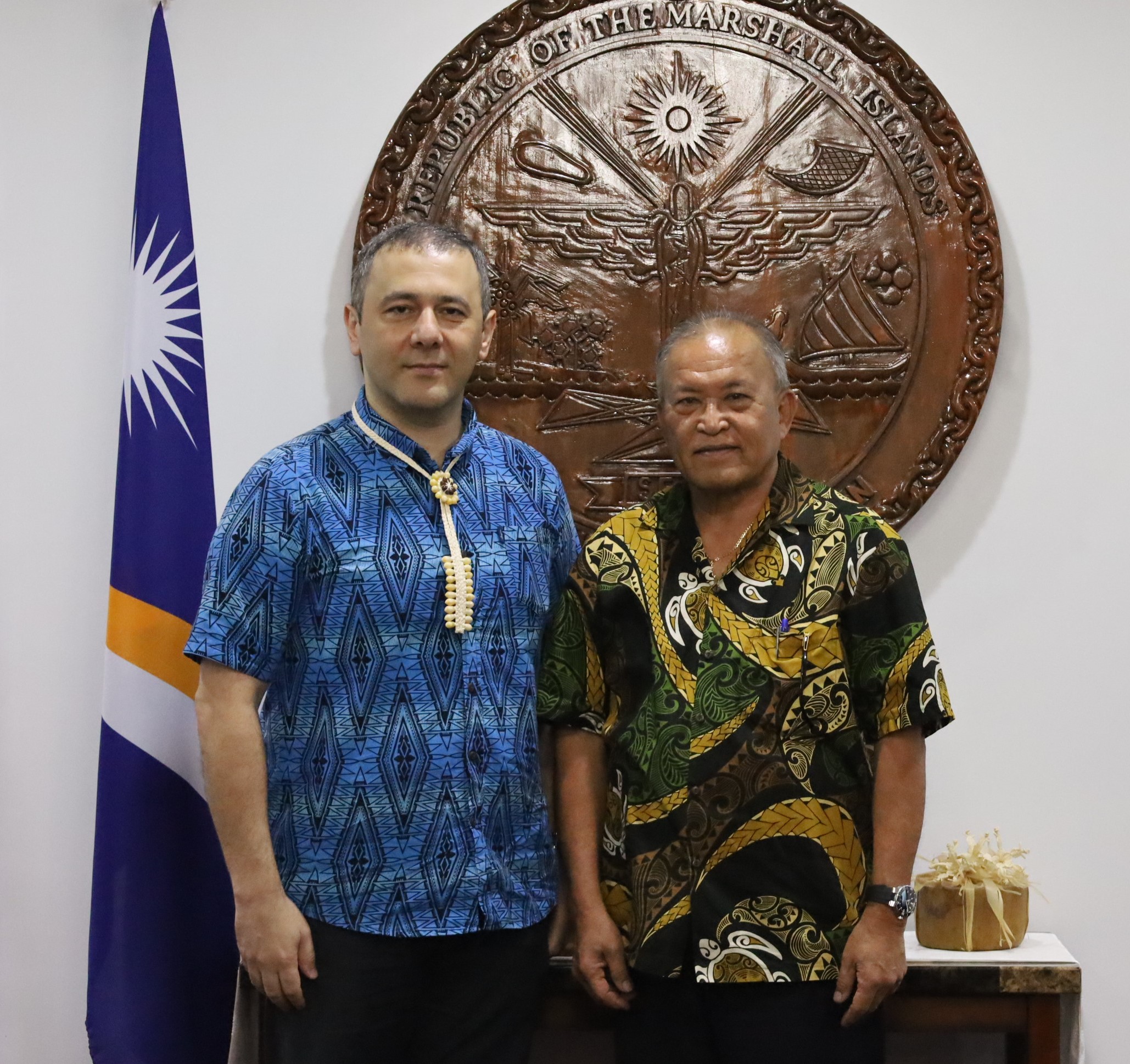 <strong>Courtesy call on H.E. President Kabua – International Labor Organization.</strong>