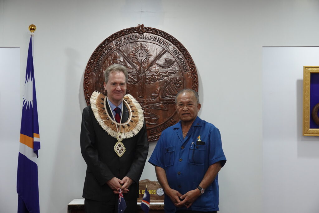 Presentation Of Credentials, His Excellency Ambassador Paul Wilson, Australia – His Excellency President David Kabua, Republic of the Marshall Islands