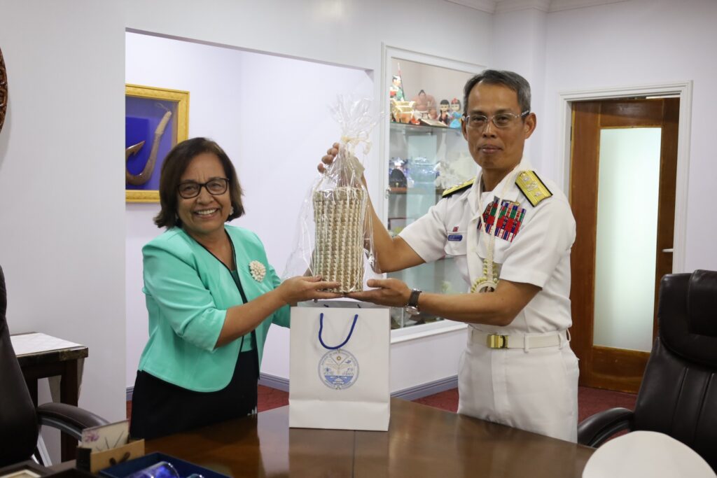 Courtesy Visit to President Hilda C. Heine by ROC Taiwan Midshipmen Cruising and Training Squadron