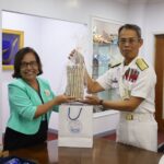 Courtesy Visit to President Hilda C. Heine by ROC Taiwan Midshipmen Cruising and Training Squadron