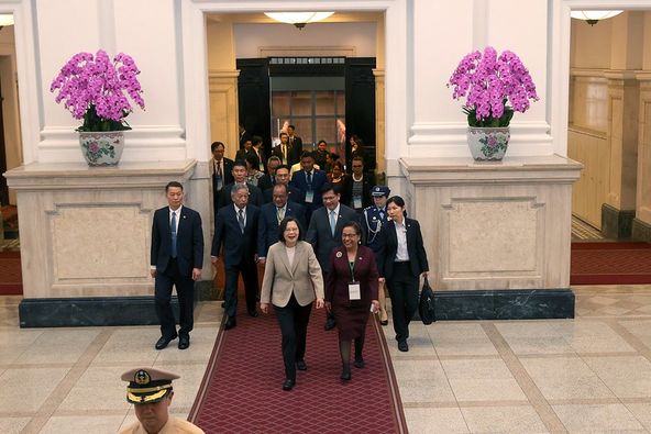 Bilateral Meeting between Her Excellency President Hilda C. Heine and Her Excellency President Tsai Ing-wen