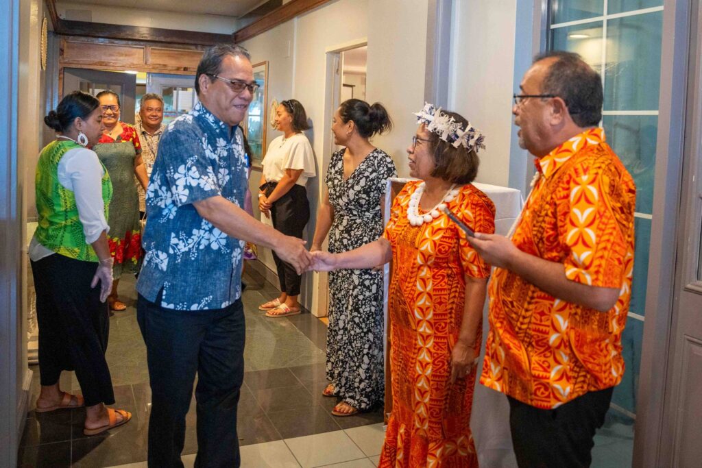 President Heine Hosts Welcome Luncheon for Dignitaries Attending the 10th Micronesian Games