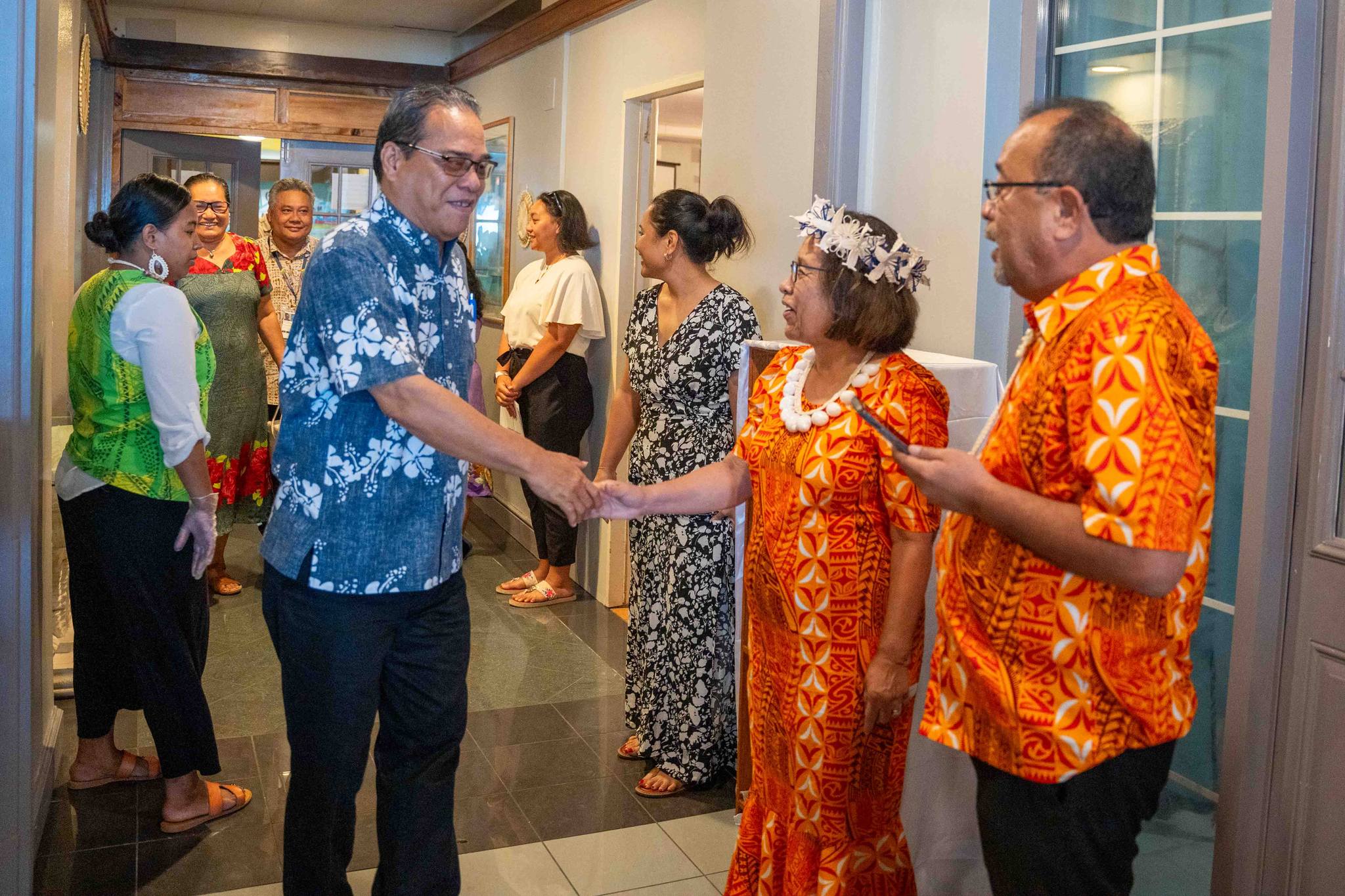 President Heine Hosts Welcome Luncheon for Dignitaries Attending the 10th Micronesian Games