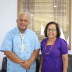 H.E. President Heine receives a Courtesy Visit from Pohnpei State Governor Stevenson A. Joseph