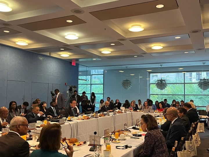 H.E. President Dr. Hilda C. Heine Participates in Leaders Breakfast on Sea-Level Rise During UNGA79