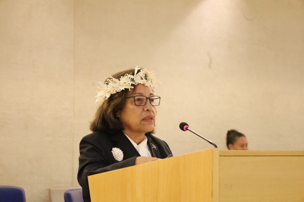 H.E. President Dr. Hilda C. Heine Addresses the 57th Human Rights Council in Geneva, Urging Global Action on Climate Change and Nuclear Legacy