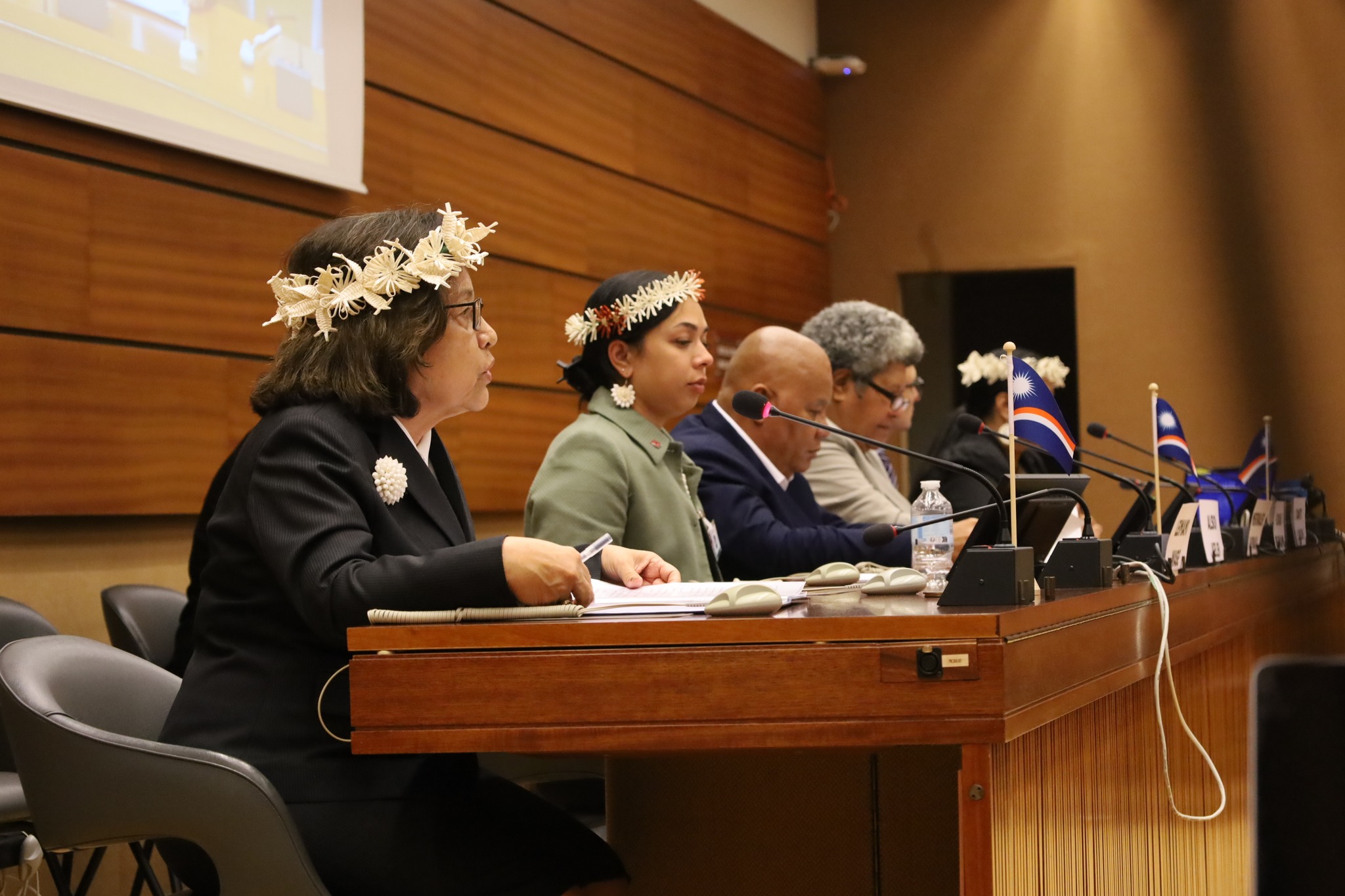 H.E. President Dr. Hilda C. Heine Delivers Keynote Address at HRC57 Side Event on “Nuclear Justice and Transitional Justice” in Geneva