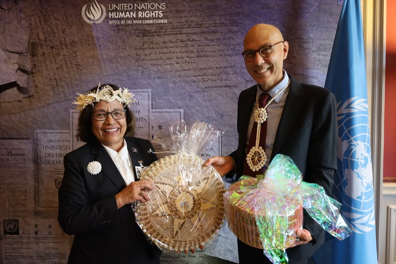 H.E. President Dr. Hilda C. Heine Meets with UN High Commissioner for Human Rights Mr. Volker Turk