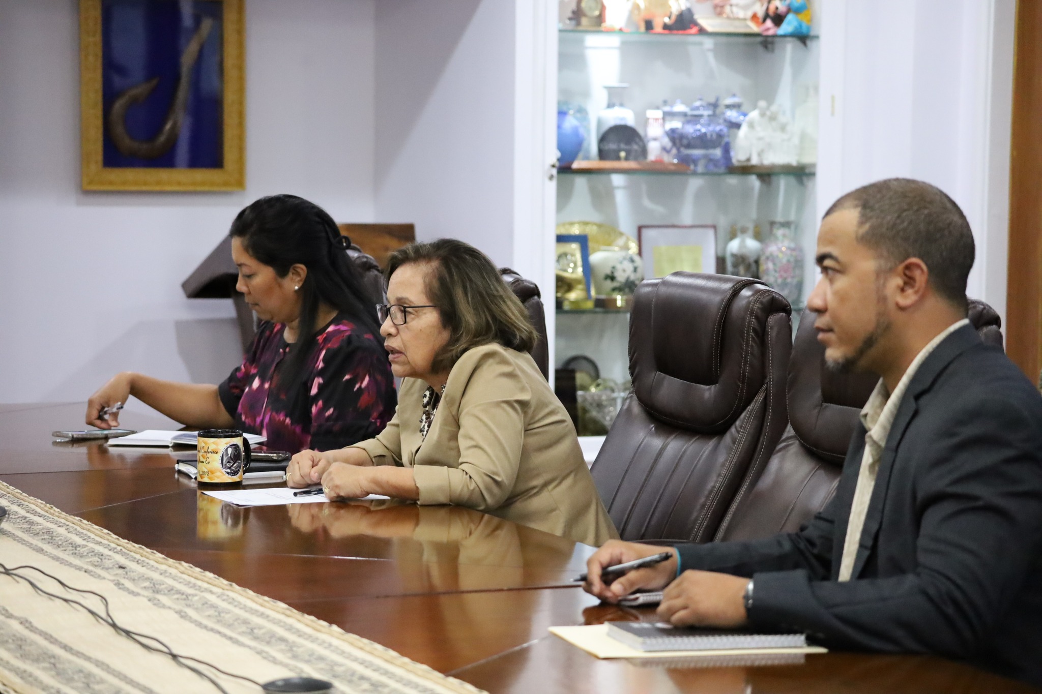 H.E. President Hilda C. Heine receives Courtesy visit from Special Rapporteur on the Human Rights of Internally Displaced Persons, Ms. Paula Gaviria Betancur