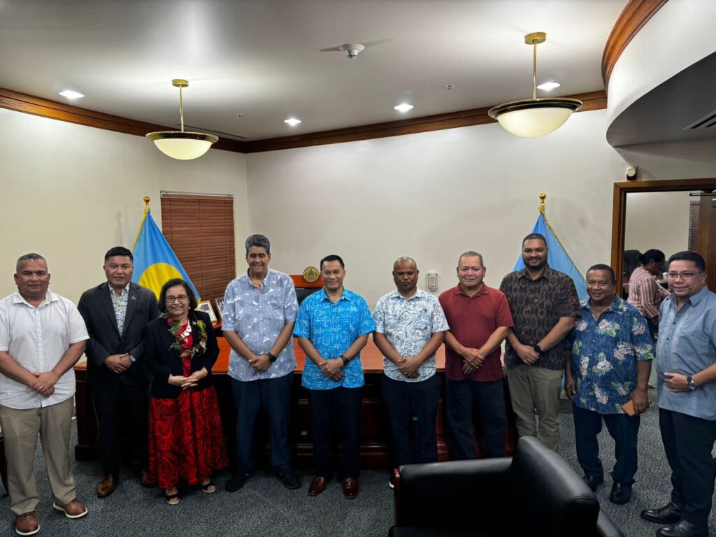 President Hilda C. Heine Congratulates President Surangel Whipps, Jr. and Participates in Freely Associated States Trilateral Meeting in Palau