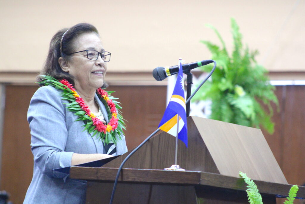 President Hilda C. Heine Delivers Keynote Address at the National Socioeconomic & Climate Change Summit 