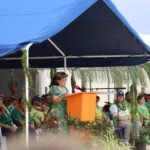 H.E. President Heine and First Gentleman Kijiner attend Kwajalein Atoll Kamolol Day 2025