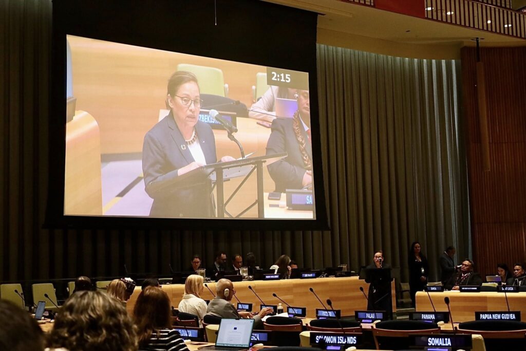 President Heine Addresses UN Commemoration on Nuclear Weapons and Human Rights