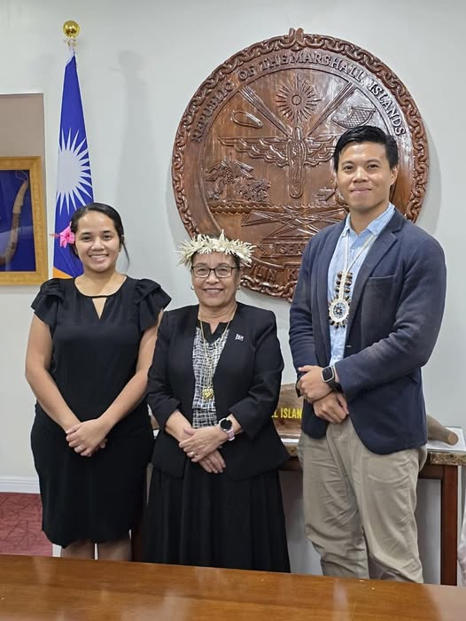 President Heine Meets with OHCHR Human Rights Officer on Transitional Justice and Nuclear Legacy