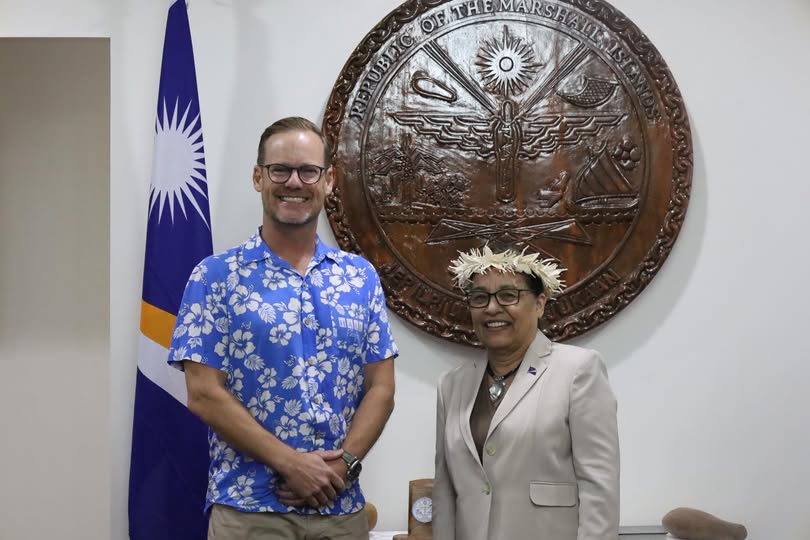 President Heine Meets with Hall CEO to Discuss Ongoing Climate Resilience Initiatives