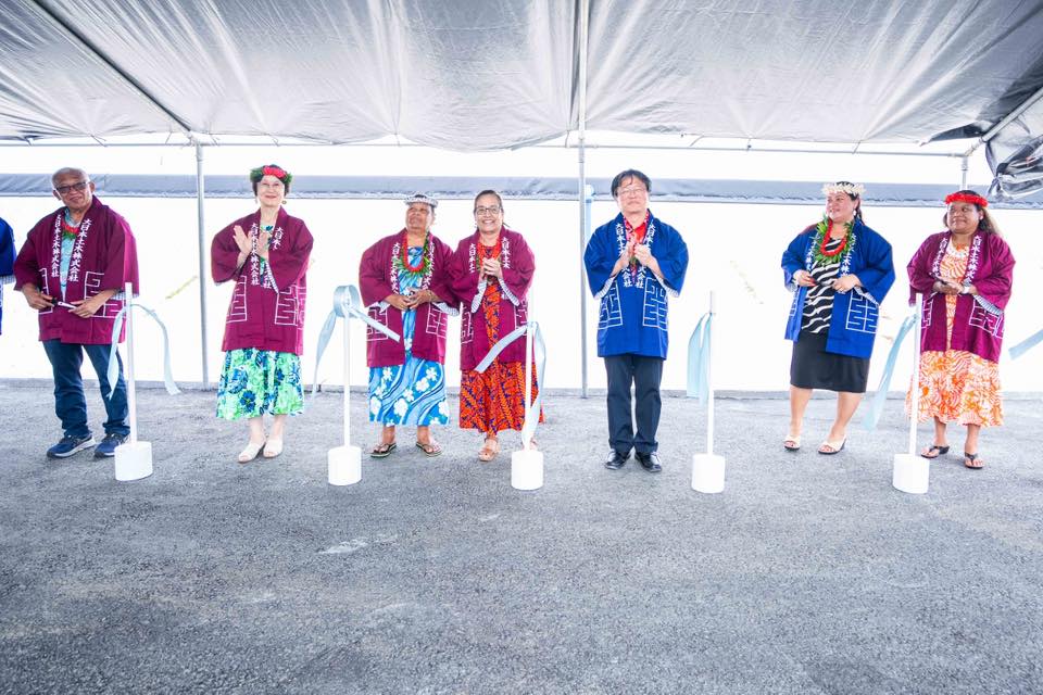 President Heine Attends Handover Ceremony for the Improvement of Water Reservoir Project