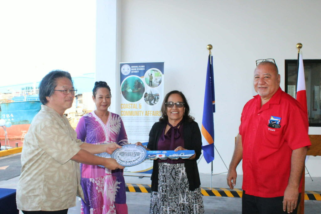 President Heine Attends Handover Ceremony for MS Bikar and MS Bokak