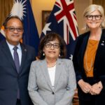 President Heine Meets with Australian Governor-General Sam Mostyn