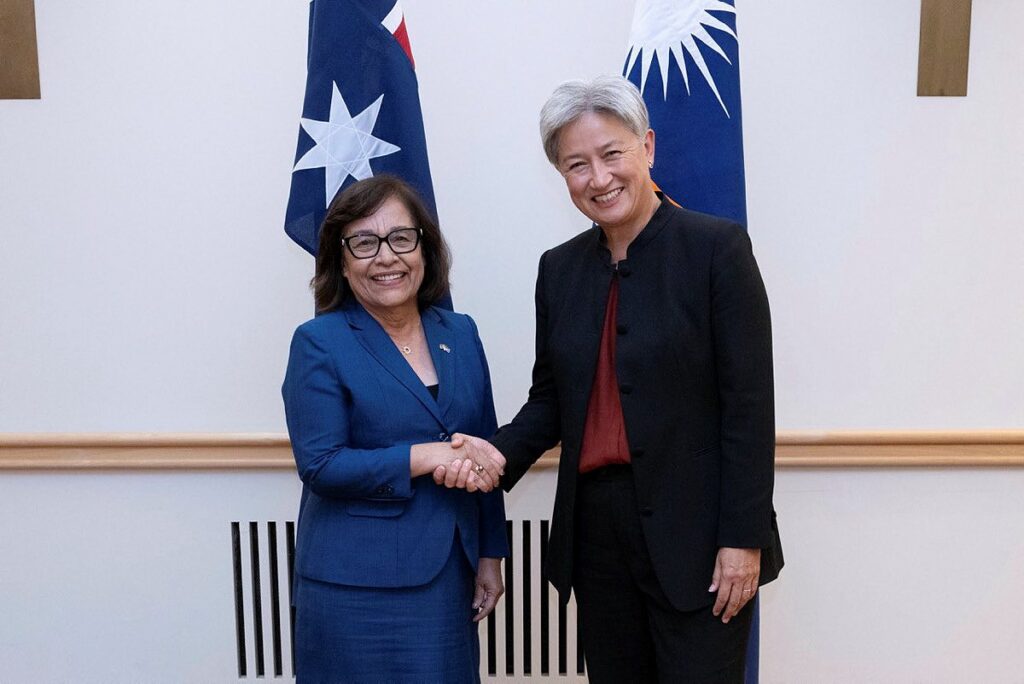 President Heine Meets with Australian Foreign Minister Penny Wong