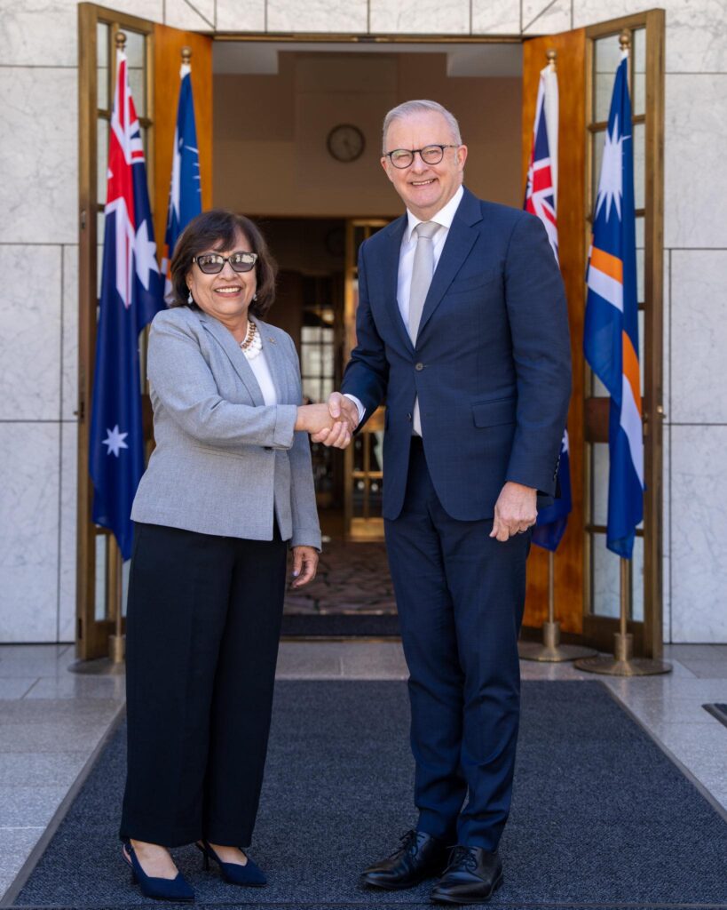 President Heine Meets with Australian Prime Minister Albanese