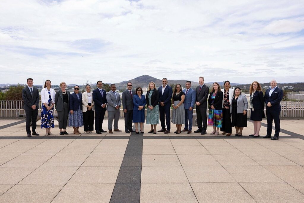 President Heine Attends Official Lunch Hosted by Australian Office of the Pacific
