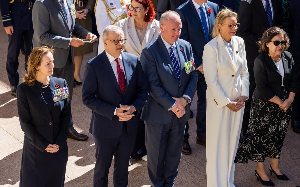 President Heine Attends Parliamentary Last Post Ceremony at Australian War Memorial