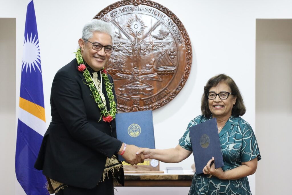 President Heine Meets with SPC Director-General Dr. Paula Vivili; RMI–SPC Country Plan 2026–2030 Signed