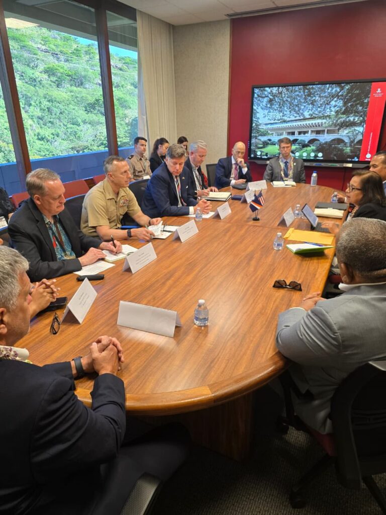 President Heine Meets with U.S. Deputy Secretary Landau and INDOPACOM Commander on Margins of Pacific Agenda Summit