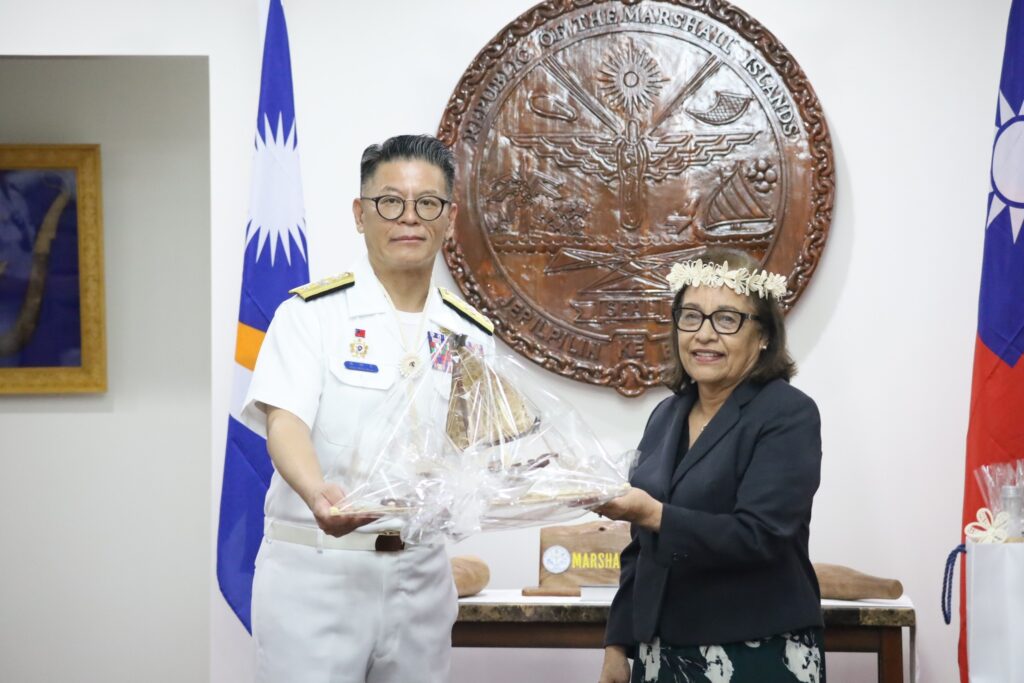 Courtesy Visit to President Hilda C. Heine by ROC (Taiwan) Midshipmen Cruising and Training Squadron