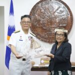 Courtesy Visit to President Hilda C. Heine by ROC (Taiwan) Midshipmen Cruising and Training Squadron