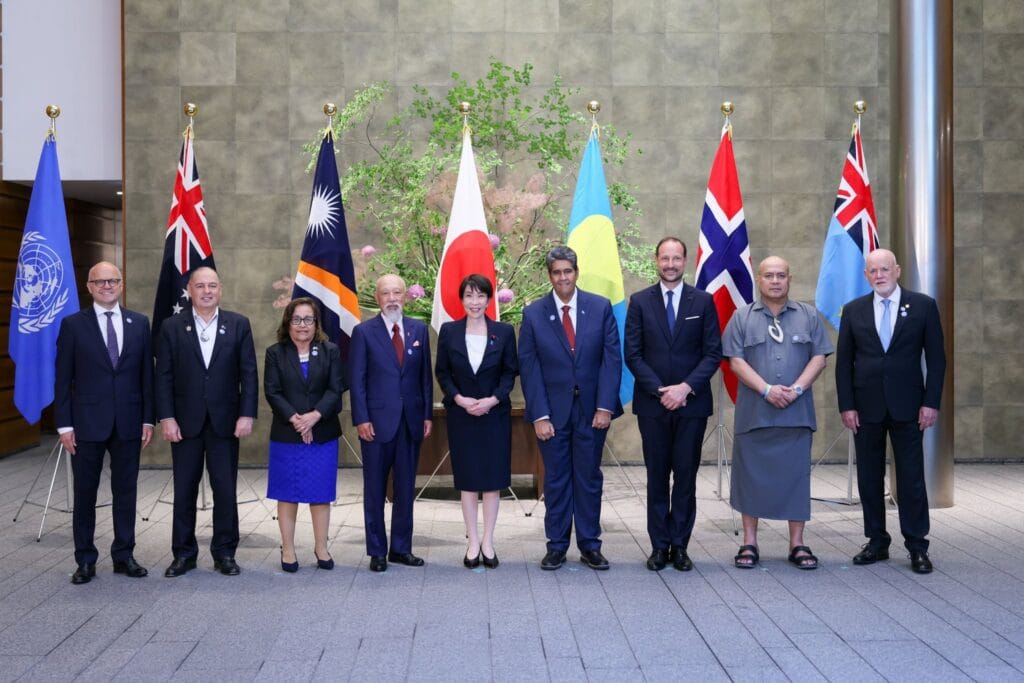 President Heine Meets with Japanese Prime Minister Alongside Pacific Leaders