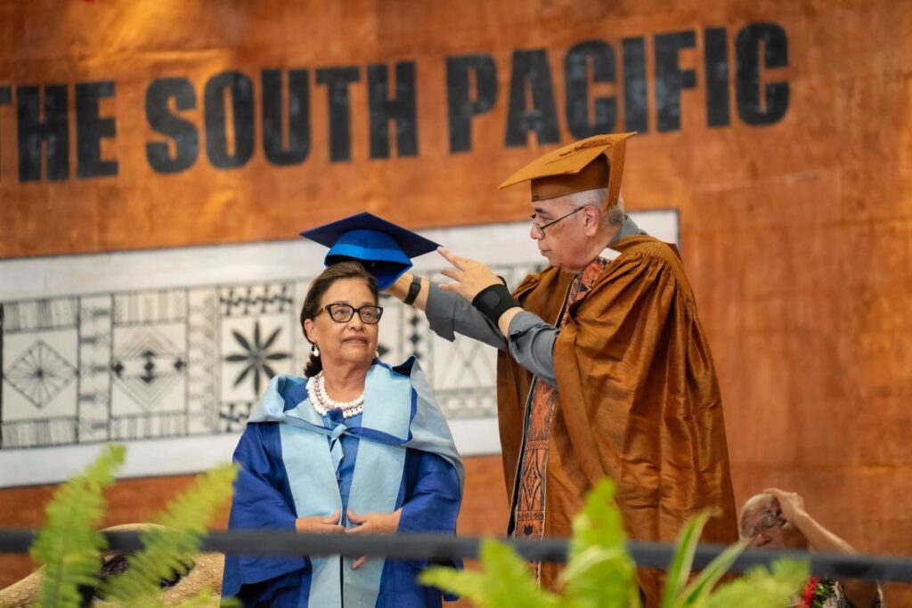 President Hilda C. Heine Awarded Honorary Doctor of Letters by the University of the South Pacific