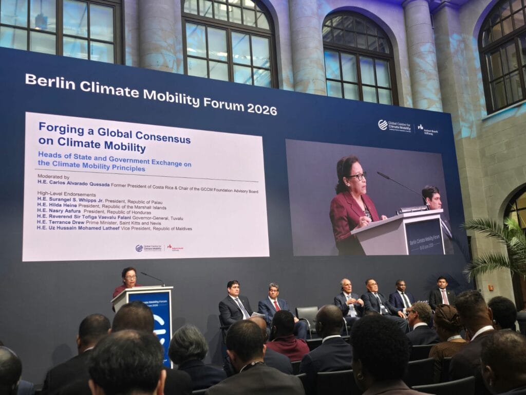 President Heine Endorses Climate Mobility Principles at Berlin Climate Mobility Forum