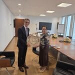 President Heine Meets with GCCM Managing Director Kamal Amakrane