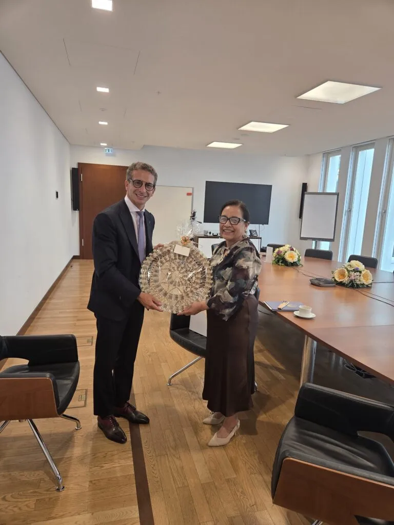 President Heine Meets with GCCM Managing Director Kamal Amakrane